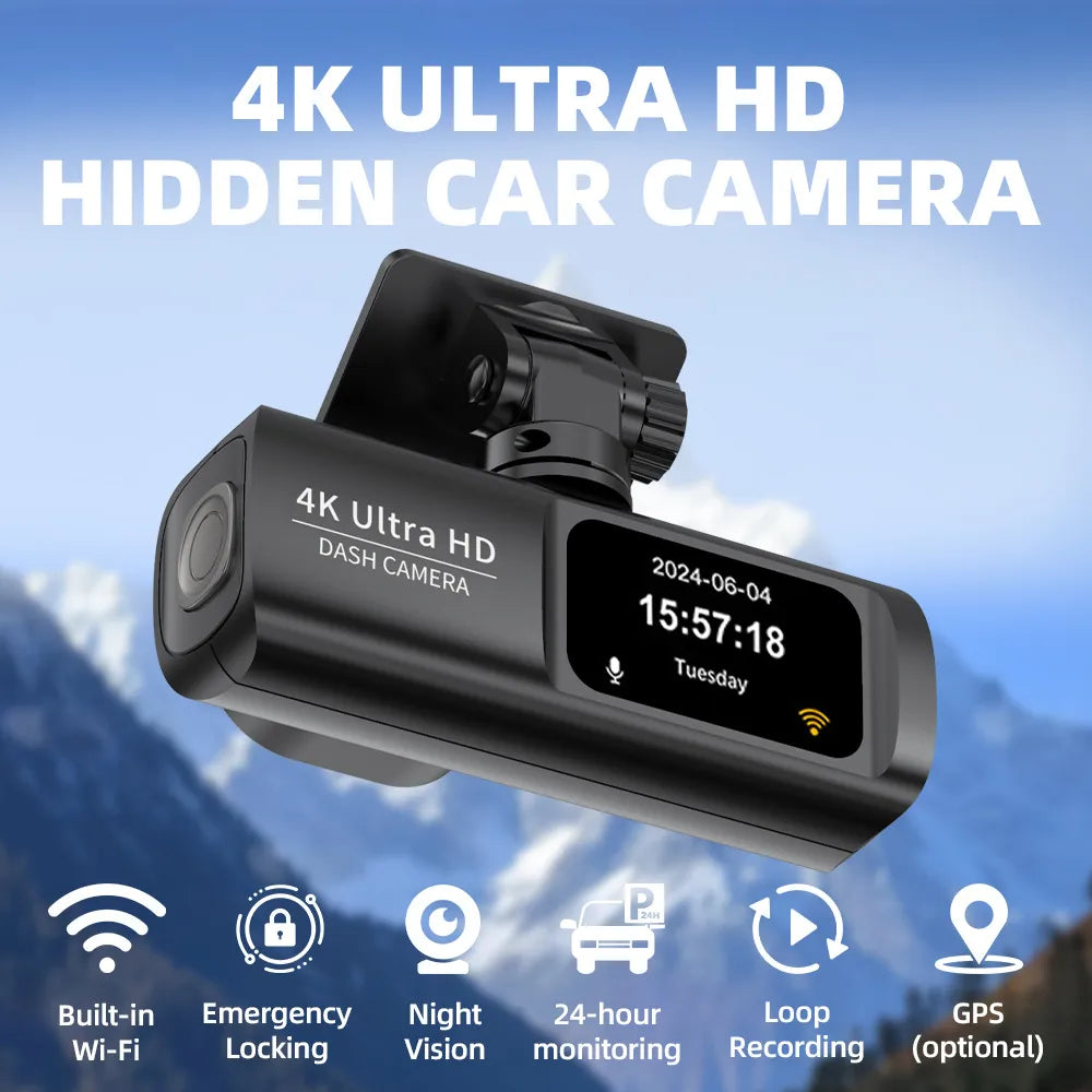 🚗 DriveVision 4K™ – Cámara para Auto con Doble Cámara