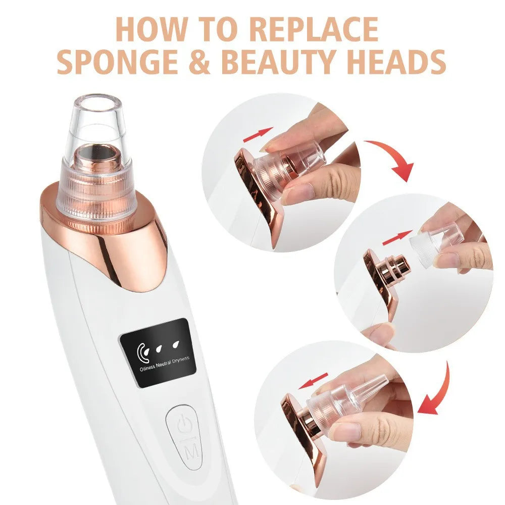 ✨ PoreClean™ – Extractor Eléctrico de Puntos Negros para el Rostro