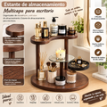 Estante de almacenamiento multicapa para escritorio del hogar, organizador de cosméticos y artículos de almacenamiento, estante de almacenamiento para encimera.