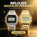 Reloj Digital LED Unisex de Acero Inoxidable – Estilo Moderno, Casual y Formal, Dorado y Plateado