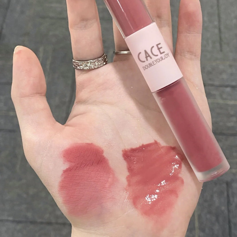 💋 Cace Fun™ – Brillo Labial 2 en 1 de Doble Punta | 6 Tonos