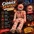 👻 SpiritSit™ – Cadáver Sentado con Control de Sonido para Halloween
