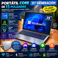 Portátil Core de 17.ª generación de 15 pulgadas con tarjeta gráfica dedicada para juegos, trabajo de oficina, estudio y uso de Internet. No es un portátil nuevo.